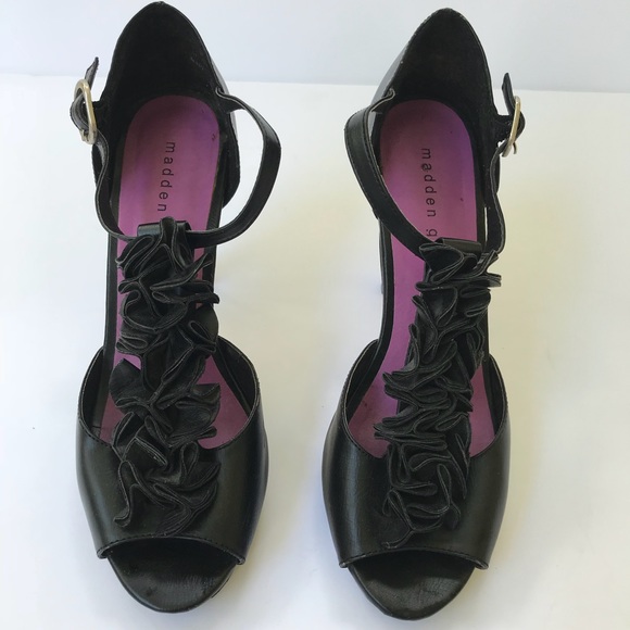 Madden Girl Shoes - Madden Girl Black Kizzler 4” Heels • 7.5